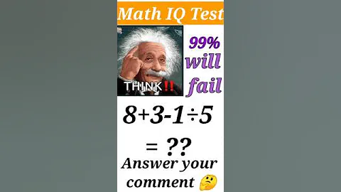 Math IQ test || for genius question || #shorts #shortsfeed