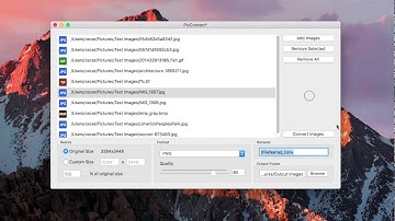 How to convert pictures on a Mac OS X