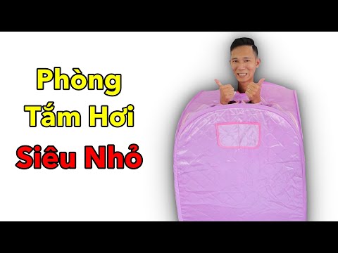 tắm hơi Update Lâm Vlog - Phòng Tắm Hơi Mini Siêu Nhỏ | Phòng xông hơi Sauna Box