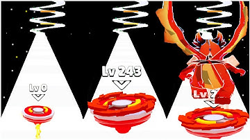 Spinner Up - Gameplay Walkthrough - Max Levels (Lvl 1-20) Android/IOS