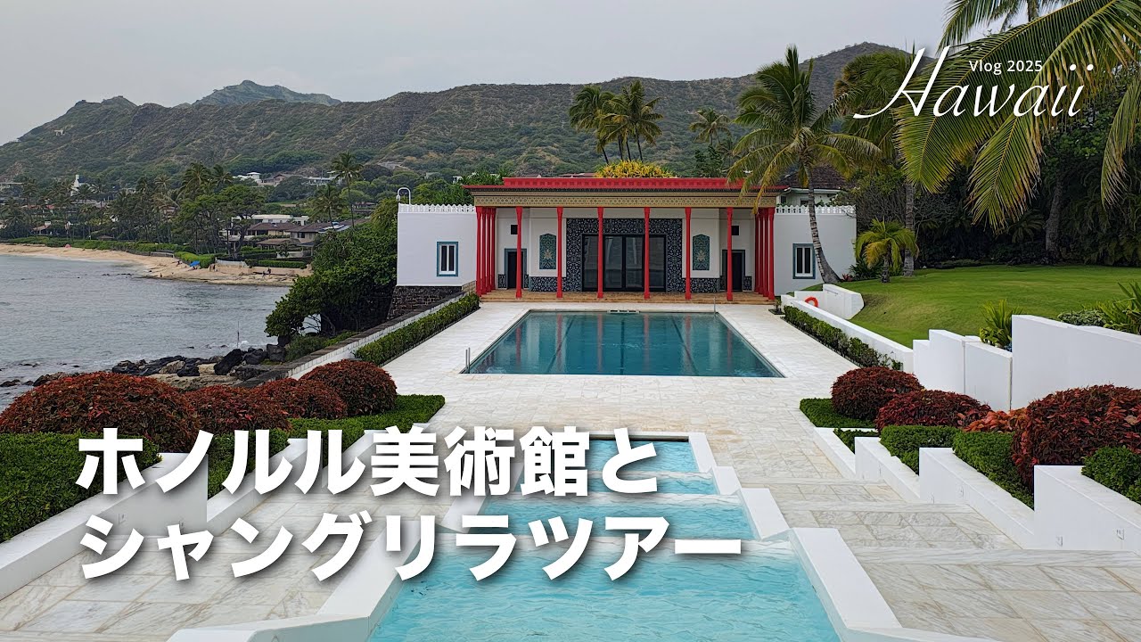 Hawaii Vlog 2025-7：ホノルル美術館とシャングリラ - YouTube