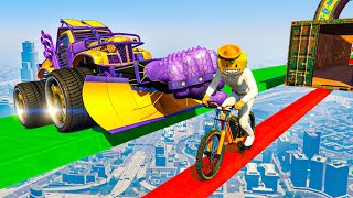 CORRE O TE ATROPELLO EN BICI! APRENDE A JUGAR CRACK! - GTA 5 ONLINE