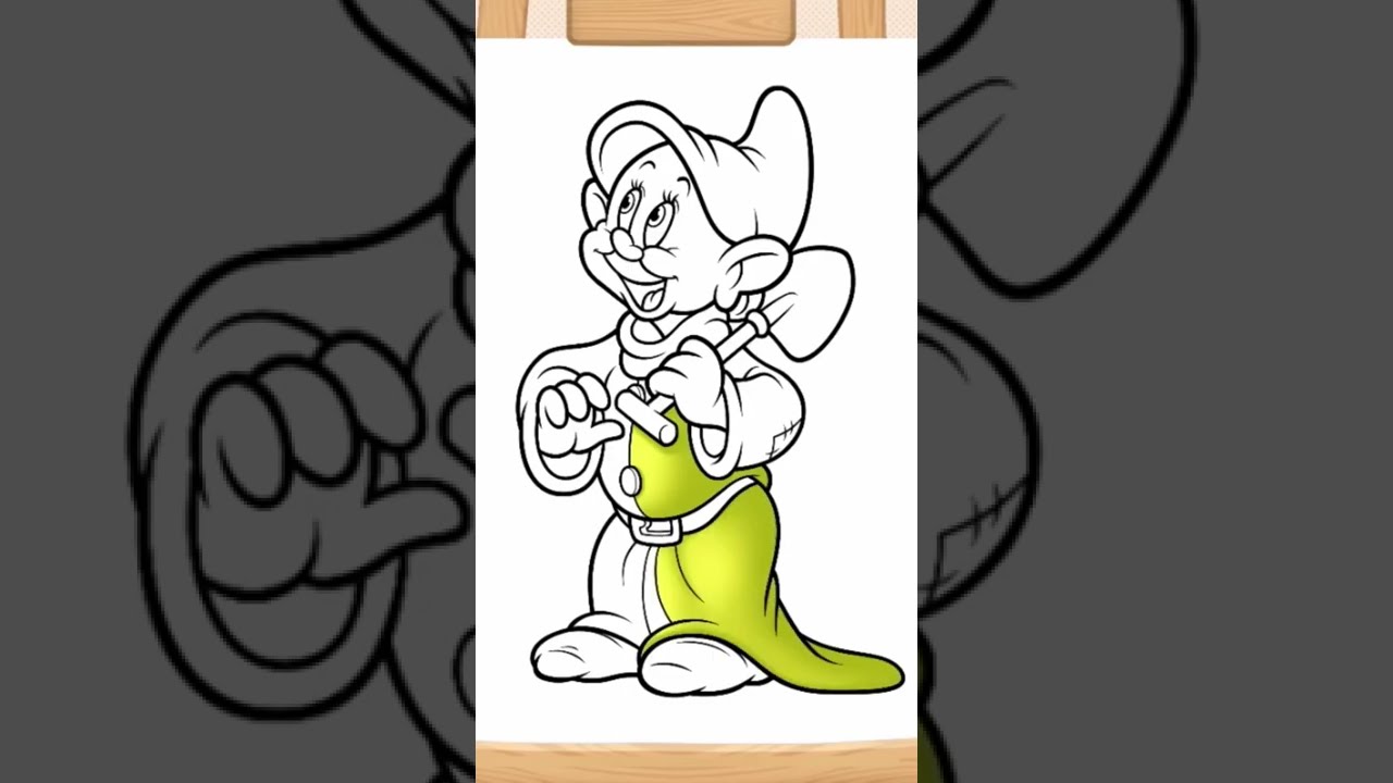 Coloring Dopey Disney World App
