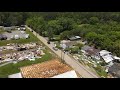 Ellijay tornado damage | Raw drone video