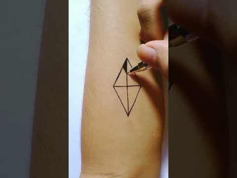 Video: How to Draw a Tattoo Without a Tattoo Gun: 13 Steps (with Pictures)