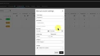 Creating a manual column in the grid view