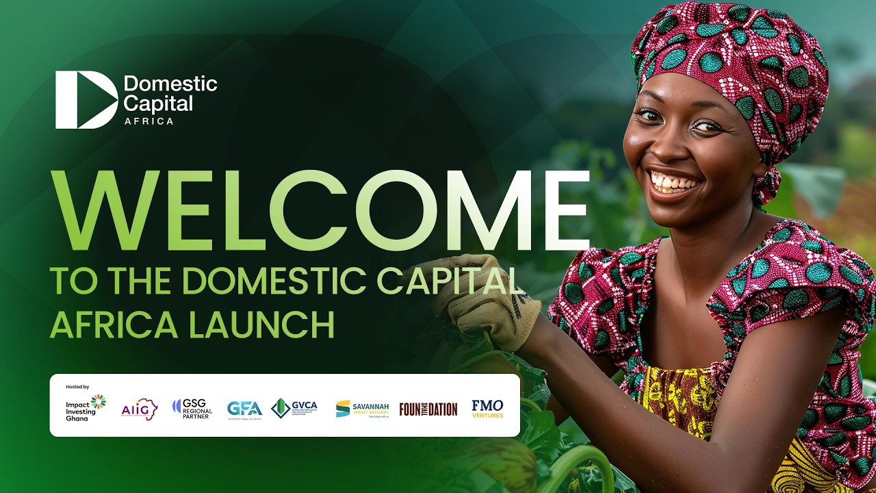 Still from Webinar Launch: Domestic Capital Africa - Mobilising African Capital for African Prosperity