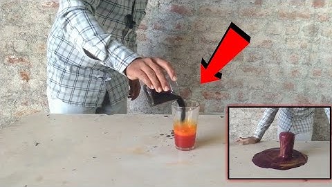 Potassium Permanganate VS Hydrogen Peroxide Solution | Awesome Chemical Reaction | LION OF GJ