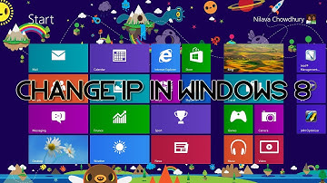 How to change your IP address in windows 7/8/10!