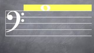 bass clef lesson #2- bass f to middle c