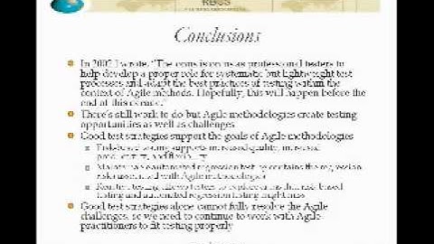 Agile Testing Challenges Four Years Later 092012