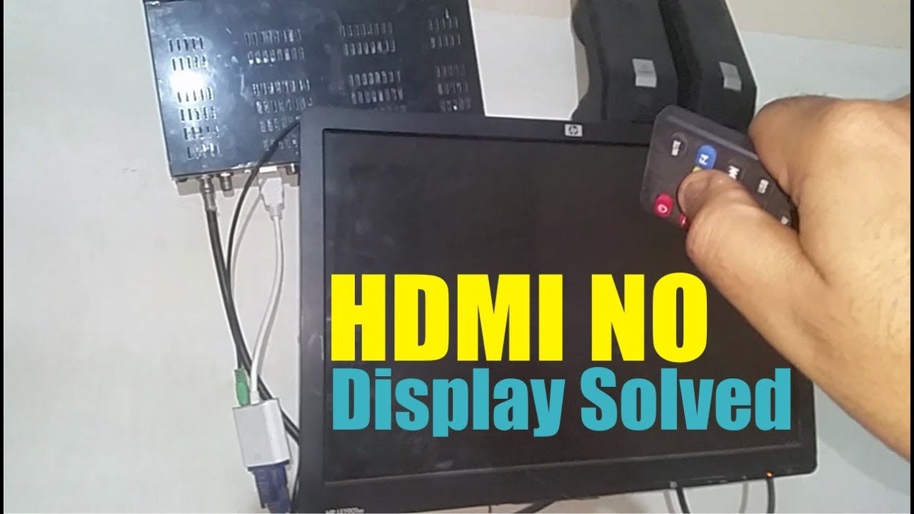 hdmi to vga no display fix on china dish receivers by amir - YouTube