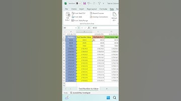Convert Text Numbers to Number values in Excel – Quick Fix! 🔢✨| Excel_and_PowerBI | #shorts 📥