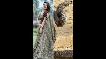 Adaa khan viral nen video🥰 Nagin short video matching dresses snake#status #whatsppstatus #trending