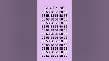can you find 85 in 5 seconds? #wordpuzzlegame #game #mathematics #mindbendingquiz #puzzle