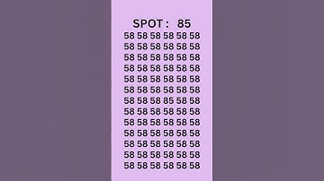 can you find 85 in 5 seconds? #wordpuzzlegame #game #mathematics #mindbendingquiz #puzzle
