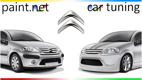 Citroën C3 virtual car tuning with Paint.NET (slideshow)