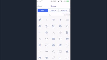 Tster iOS UI kit - Table View Default