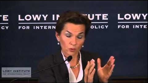 Climate Change- Lowy Lecture Series:  Global action on climate change - Christiana Figueres