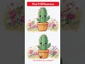Find 5 Differences in 10 Seconds! 🧠🍄 | Observation IQ Test #shorts #math #riddlemathworld