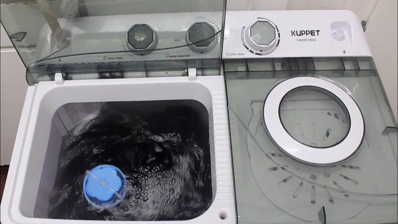 Sound of Laundry Kuppet Portable Washer 26 lb Capacity No Talking YouTube