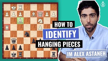 How to identify Hanging Pieces | Beginner Level | IM Alex Astaneh | 2D