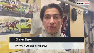Charles Bigeon, driver de Goéland d'Haufor (2ème le 04/12 à Vincennes) R1C8