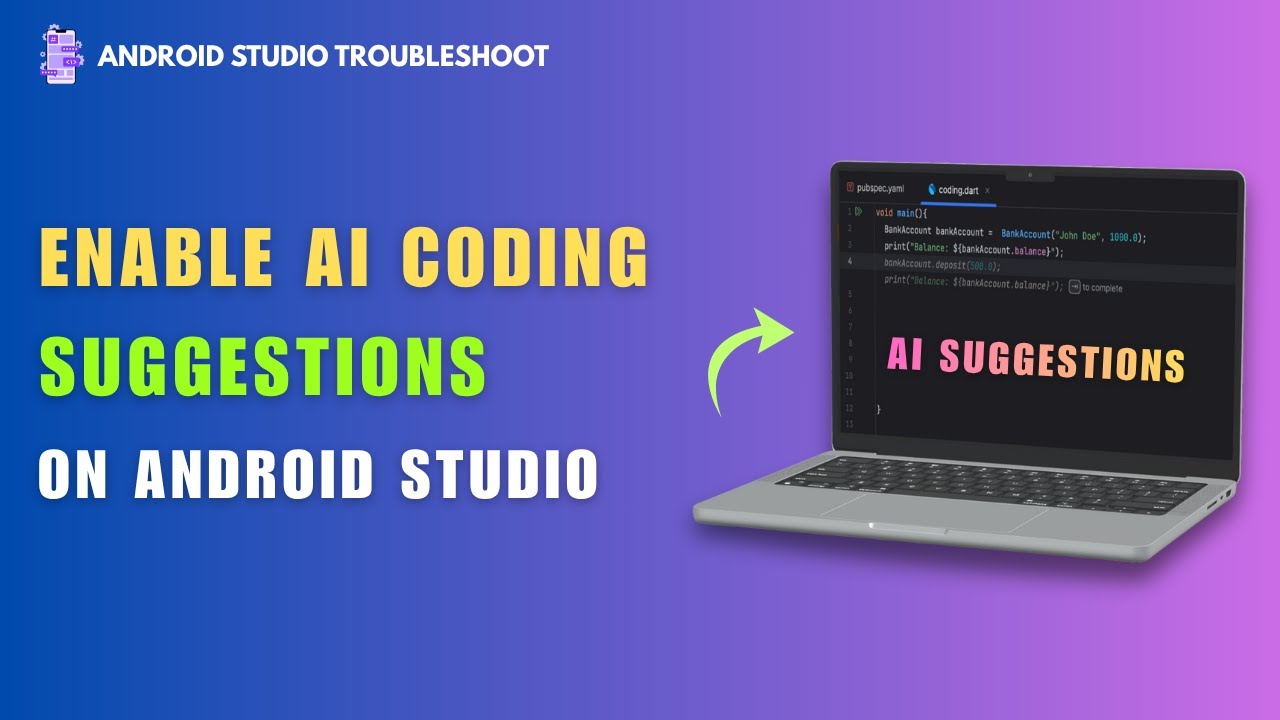 How to Turn On AI Code Suggestion (Built-In Code Completion) in Android ...