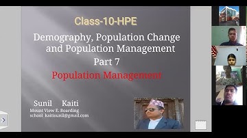 9. Class 10 - HPE || Demography, Population Change & Population Management - Part 8