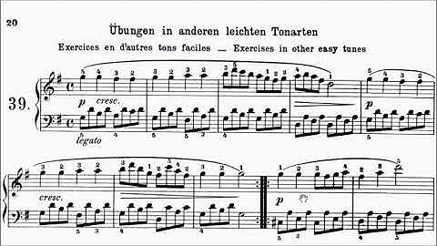 Con Brio Exam (CBE) Grade 1 Czerny Op.599 No.39 Sheet Music