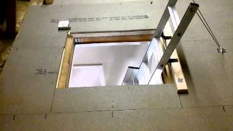 Aluminium Ladder Installation - Loft Ladder Scotland