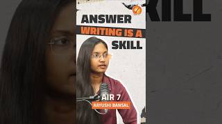 Upsc Air 7 Aayushi Bansal  Answer Writing Is A Skill  Vajiram And Ravi