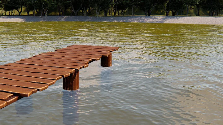 Making Of Wooden Pier 3dsmax Lumion 8 Pro