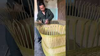 The process of making a Baby Cradle from bamboo |Traditional crafts|Traditional handmade #bamboo