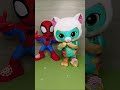 Unique oopsie kitty and Spidey #dance #toys