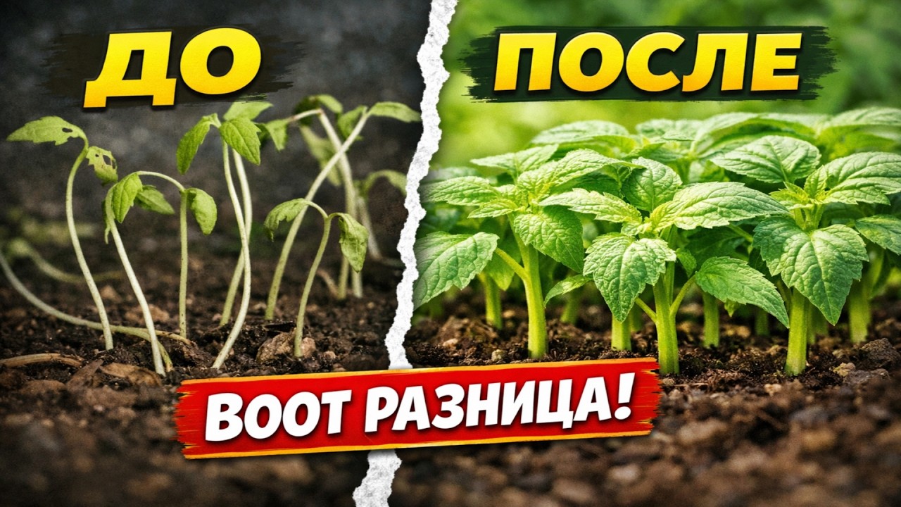 Моя рассада НИКОГДА не вытягивается! Весь секрет в ОДНОМ действии сразу после появления ПЕТЕЛЕК.