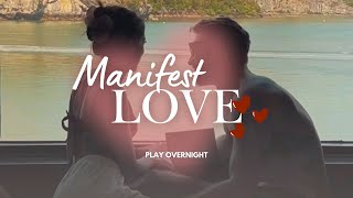 Play Overnight ☾ Manifest Deep Love &amp; Obsession | 300+ Powerful SP Affirmations (Sleep Subliminal)