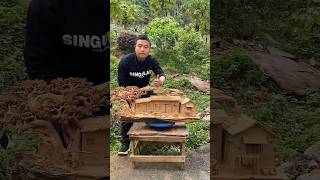 Inside India’s Most Beautiful Wooden Houses!#Handmade #art #skill