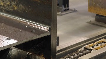 Milling of Beam Rat Holes, Copes and Weld Prep with the Valiant