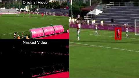 Robust Player Tracking in Soccer (OpenCV)