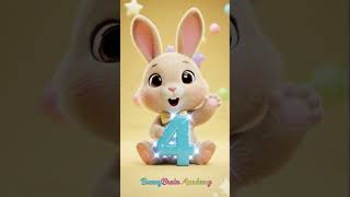 Learn Number 4 For Kids Bunnybrain Teaches Counting