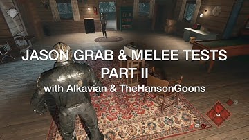 Friday the 13th: The Game | Jason Grab & Melee Tests Part II
