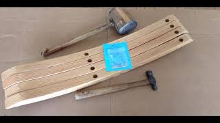 Oak Porch Rockers - How To Mount Bases