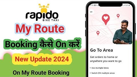 Repido में My Route Booking On Kaise करें || On My Route Booking New Update | Rapido Captain 2024
