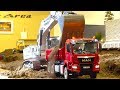 BEST OF RC TRUCK ACTION & MEETINGS! RC CONSTRUCTION-SITE! MAN! MB ACTROS! SCANIA! VOLVO! LIEBHERR