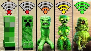 creeper using with different Wi-Fi in minecraft be like