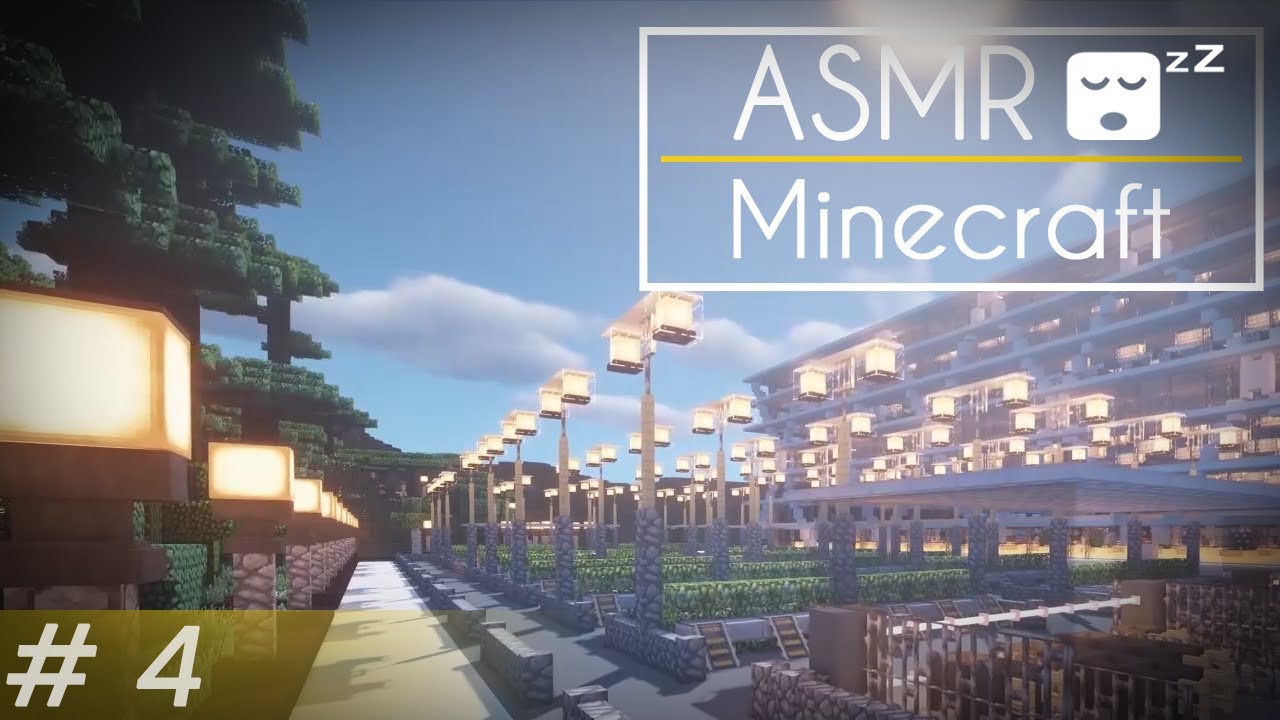 ASMR & Minecraft - Se relaxer dans un centre commercial ?! (créatif, voix douce, chuchotements)