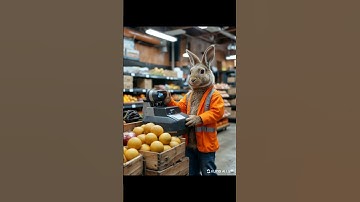 Animals at Work! #shortvideos #animals #ai #short #work #youtubeshorts #aicreativity #aiart #funny