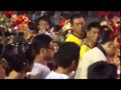 20140727『桃聯廣澤會舘』支援民視八點檔本土連續劇『嫁妝』A組廟會陣頭場面側錄花絮-4