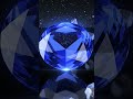 A rough, dull mineral transform into a perfectly faceted, glowing gem.